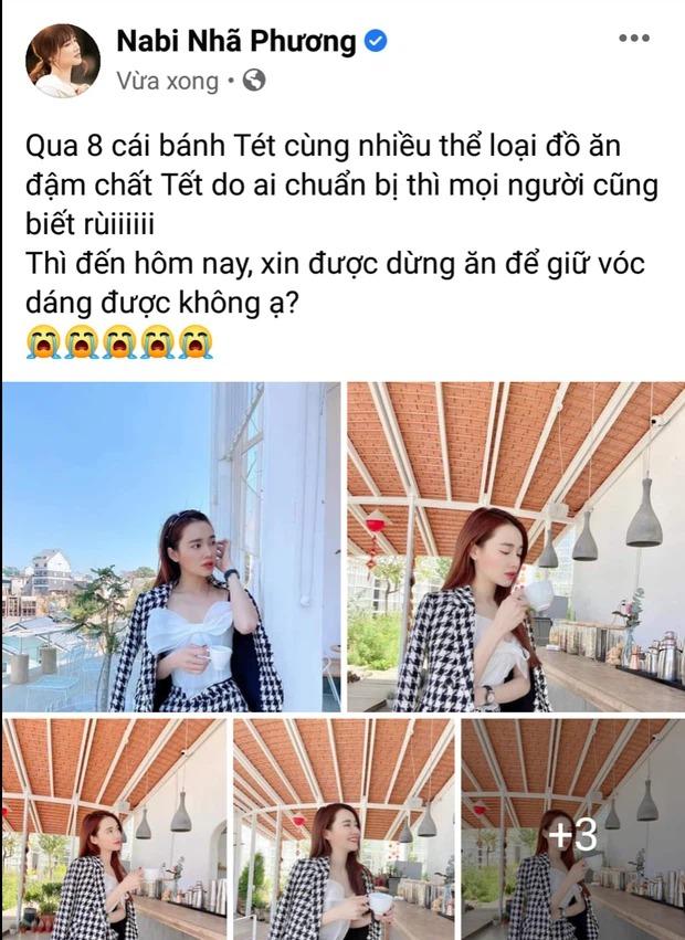 Nhã Phương than phải ép cân vì ông xã tẩm bổ quá nhiều, netizen nói gì mà cô đổi status?-1