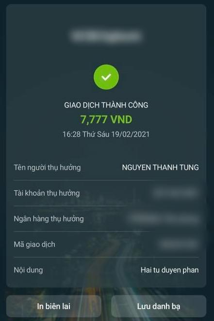 Sơn Tùng lộ tài khoản ngân hàng, fan liên tiếp chuyển tiền mừng Sếp uống trà xanh-2