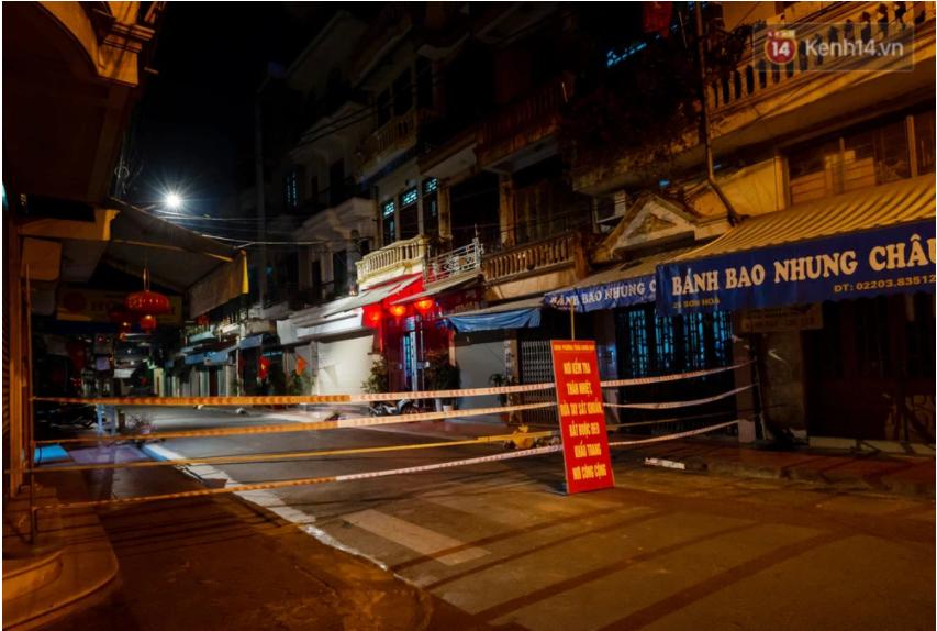 Một điểm kiểm tra tại chợ dân sinh phố Sơn Hòa