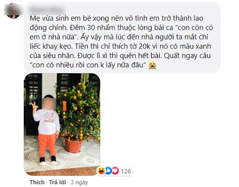 Phụ huynh hài hước khoe lì xì của các lao động chính trong gia đình-2