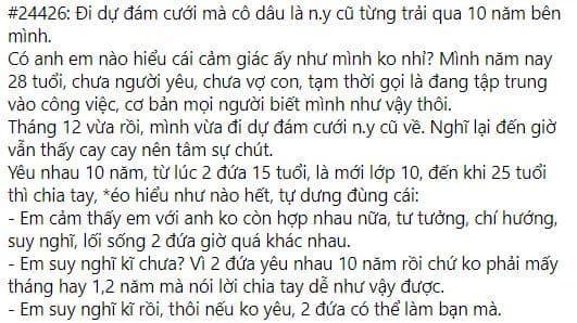 Đi đám cưới người yêu cũ, anh chàng cay sống mũi bởi cô dâu đẹp quá-1