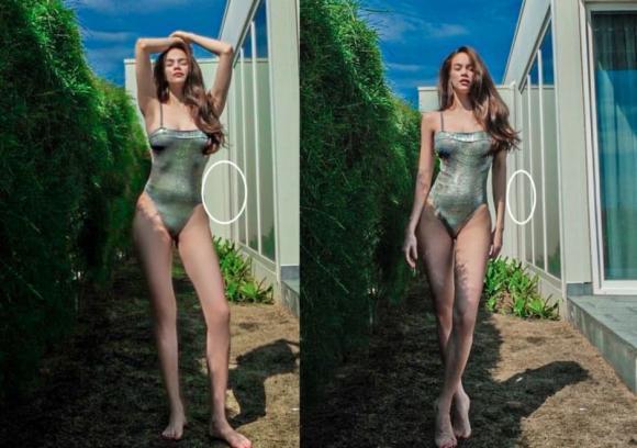 Bị soi chỉnh ảnh méo tường, Hà Hồ tung tiếp khoảnh khắc diện bikini bốc lửa-2
