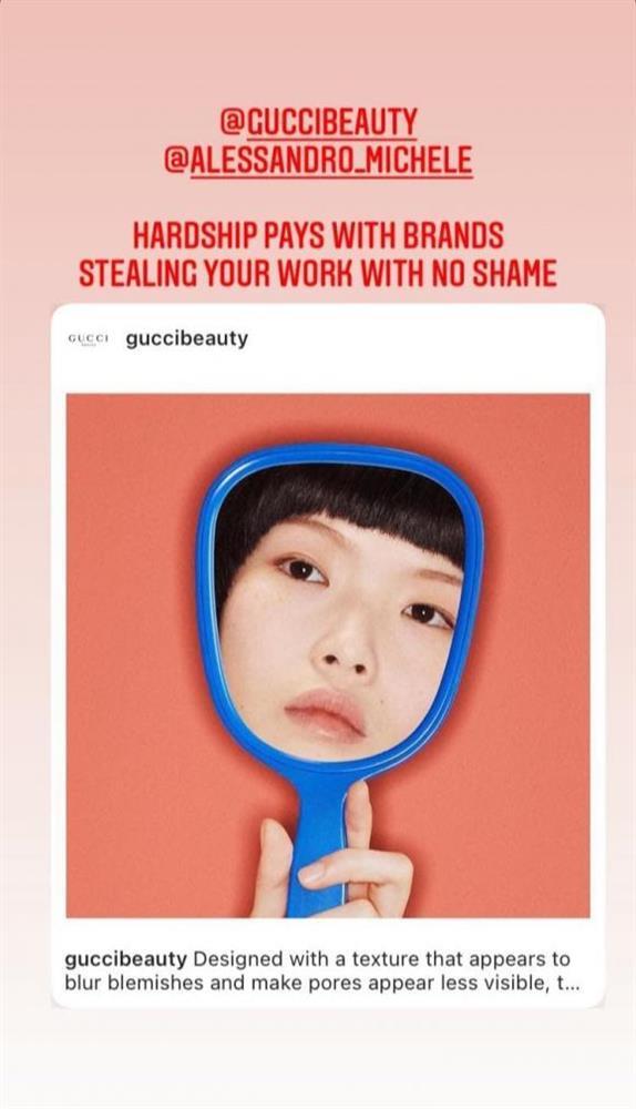 Gucci bị tố ăn cắp ý tưởng nghệ sĩ Việt, nhìn ảnh gốc mới thấy hàng fake quá phèn-2