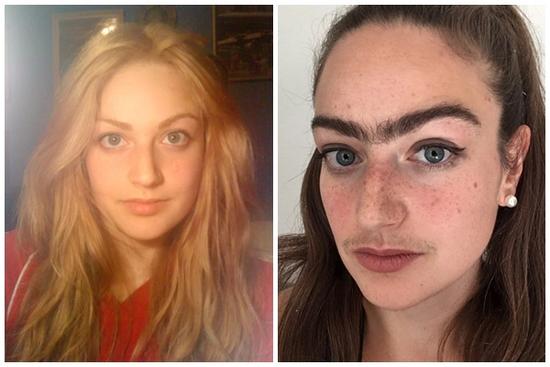 Cô gái để nguyên ria mép và hàng lông mày 'chữ nhất' đi hẹn hò, lý do gây sốc nặng