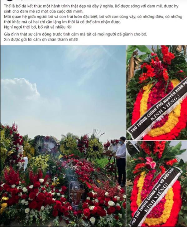 Cảm động con trai viết status tiễn biệt NSND Hoàng Dũng sau tang lễ-2