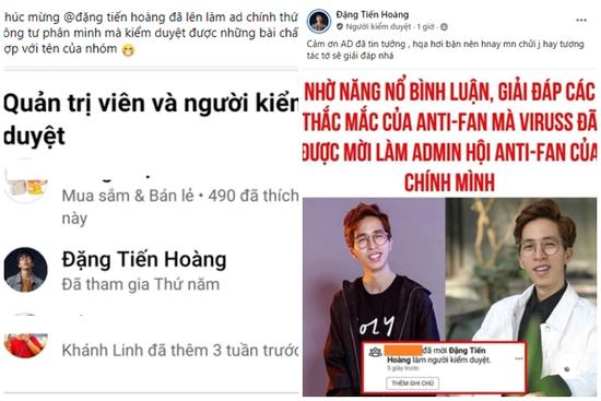 Phản ứng của ViruSs khi được mời làm admin nhóm antifan chính mình