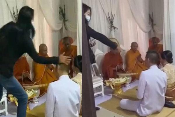 Con trai lấy vợ, phản ứng lạ của mẹ chồng đi bên cạnh gây chú ý-2