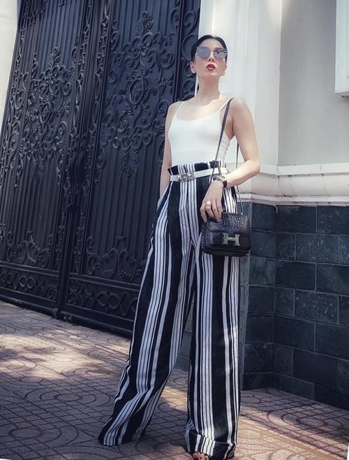 Quần ống suông - item ruột giúp Lệ Quyên hack dáng từ 1m55 lên 1m70-9