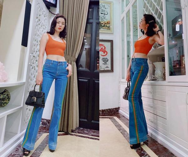 Quần ống suông - item ruột giúp Lệ Quyên hack dáng từ 1m55 lên 1m70-7