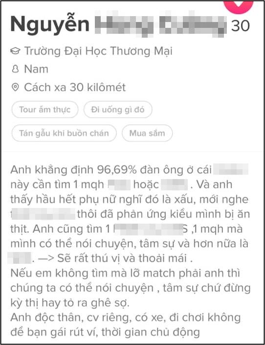 Tuyển tập profile thả thính của các cao thủ trên ứng dụng hẹn hò-2