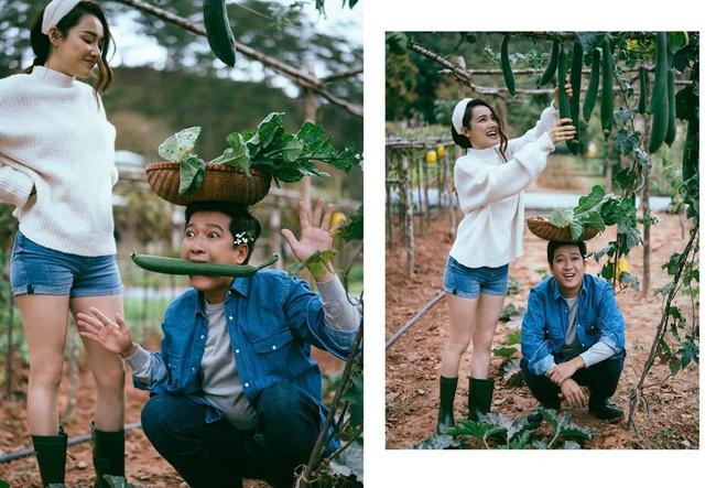 Đồ đôi tình tứ, cẩu lương ngập mặt của Trường Giang - Nhã Phương-6