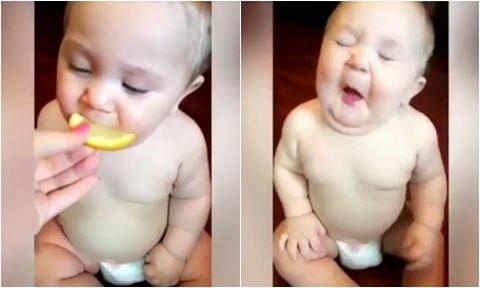 101 biểu cảm của bé khi bị dụ ăn chua khiến ai cũng đổ gục-1