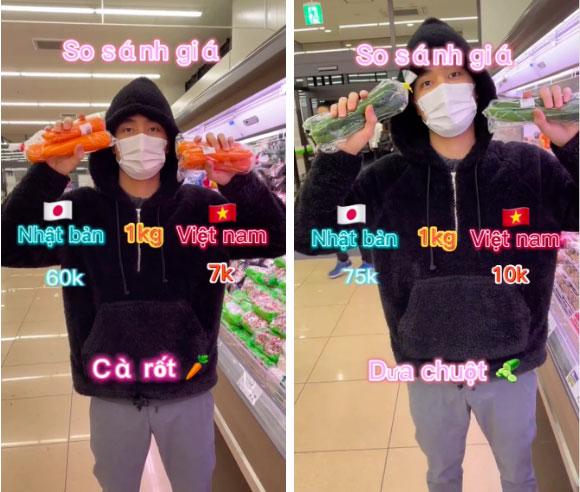 Chàng trai làm clip so sánh giá thực phẩm bán ở Nhật và Việt Nam, dân mạng tranh cãi nảy lửa-1