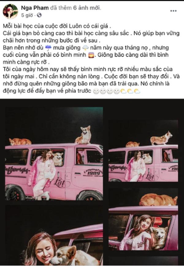 Vợ hai Minh Nhựa ăn bánh bơ, đội mũ phớt mặc kệ chuyện ly hôn của chồng-3