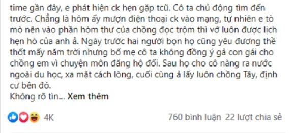 Biết tình cũ của chồng ỡm ờ thả thính, vợ nhẹ nhàng ra tay trong chớp nhoáng-1