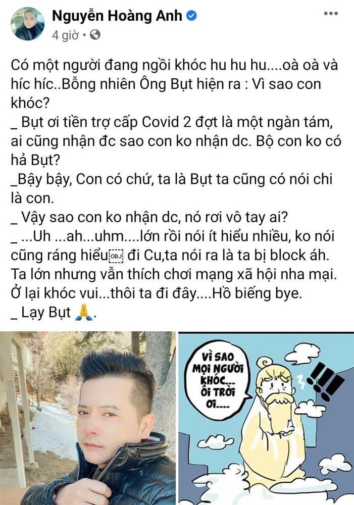 Hoàng Anh tố vợ cũ ăn chặn trợ cấp Covid-19, Quỳnh Như viết văn tế chồng-2