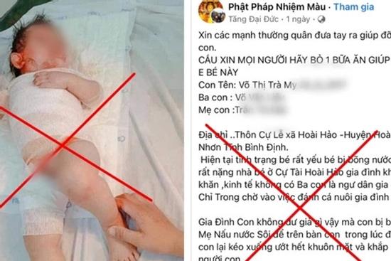 Cảnh báo: Kẻ xấu lấy hình bé gái bị bỏng lừa đảo thành công nhiều người