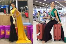 Trang phục xuất trận Miss Grand của Ngọc Thảo bị soi giống Catriona Gray