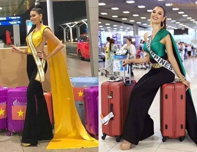 Trang phục xuất trận Miss Grand của Ngọc Thảo bị soi giống Catriona Gray-5