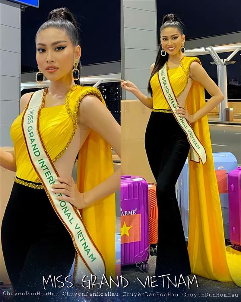 Trang phục xuất trận Miss Grand của Ngọc Thảo bị soi giống Catriona Gray-1