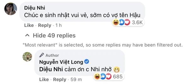 Mũi trưởng Long đăng ảnh sinh nhật 27 tuổi, Hậu Hoàng chúc đồng chí sẽ có được tôi-4