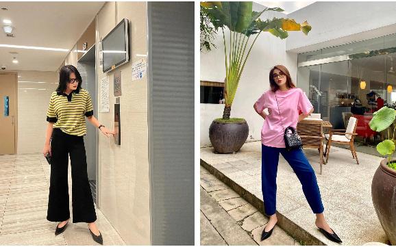 Hoa hậu Kỳ Duyên là chuyên gia mặc quần dài, đi giày thấp nhưng hack dáng đỉnh cao-1