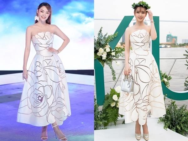 Đụng hàng tháng 2: Xôn xao chiếc đầm cánh bướm dối gian của Phí Phương Anh-3