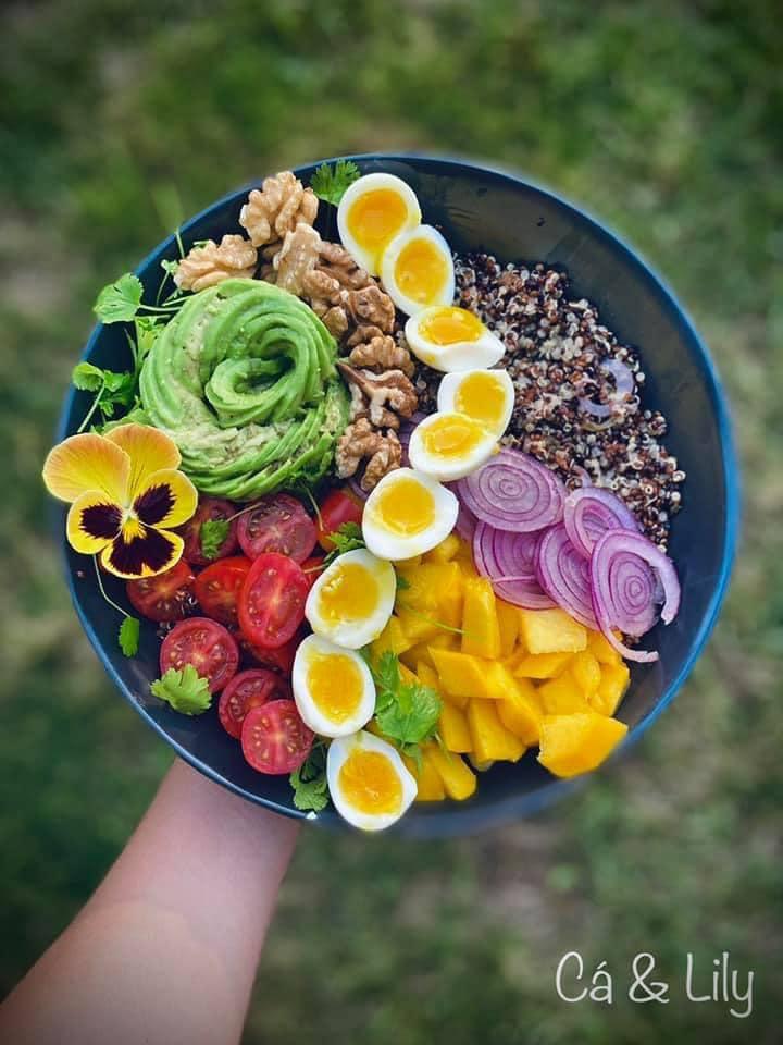 Mẹ Việt ở Thụy Sĩ chia sẻ những đĩa salad màu sắc đẹp như nhà hàng-2