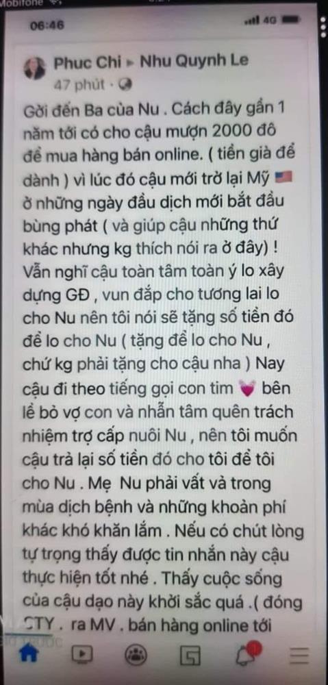 Diễn biến mới vụ Hoàng Anh bị mẹ vợ cũ đòi nợ 2.000 USD-3