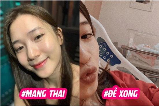 Bà xã JustaTee lần đầu lộ diện sau khi sinh bé thứ 2, nhan sắc 'đỉnh kout'