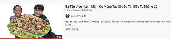 Bà Tân Vlog làm món ăn cầu kỳ vẫn bị người xem quay lưng-5