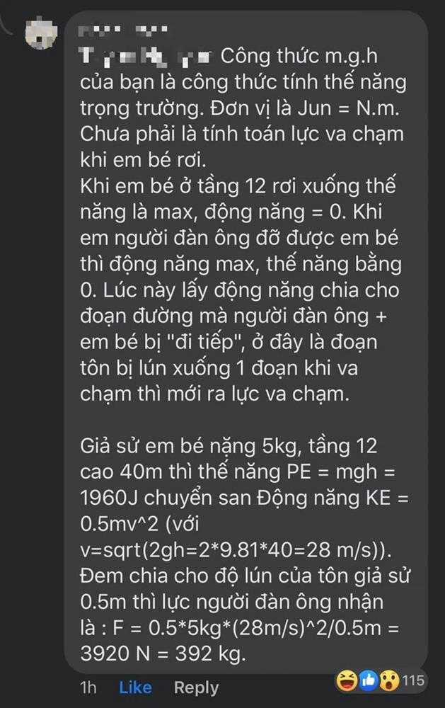 Bé gái rơi từ tầng 13: Trọng lượng xuống tay người đỡ nặng cỡ nửa tấn-4