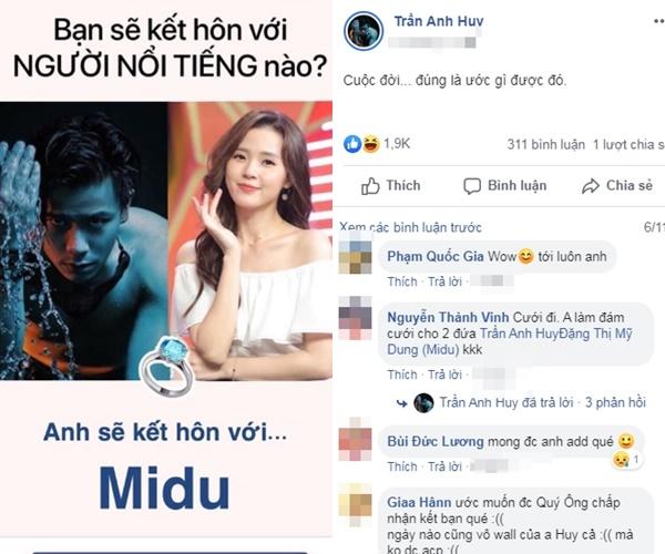 Nam MC điển trai công khai tỏ tình Midu: Thương em-7