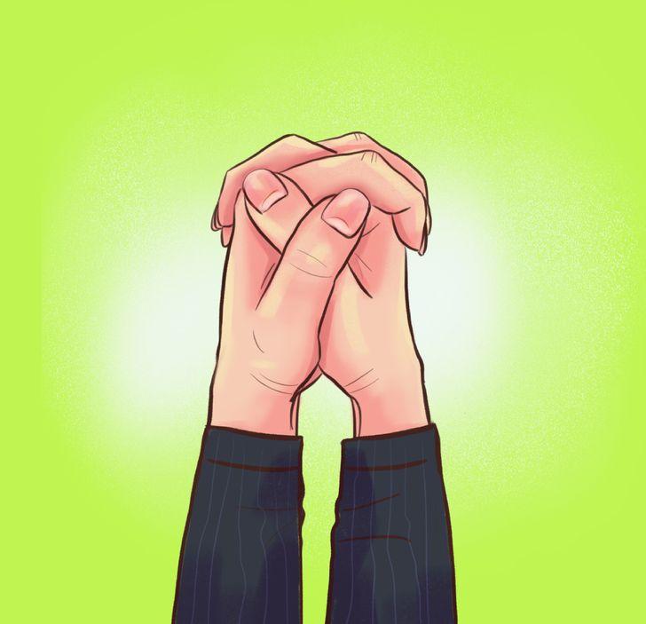 Cách nắm 2 bàn tay bộc lộ tính cách cá nhân của bạn-1