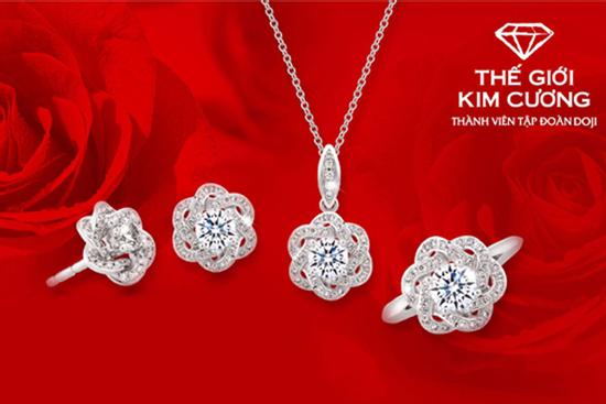 Thế Giới Kim Cương ưu đãi tới 25% trang sức dịp 8/3