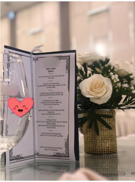 Thực đơn đám cưới đu trends được dân tình rầm rộ truyền tay-1