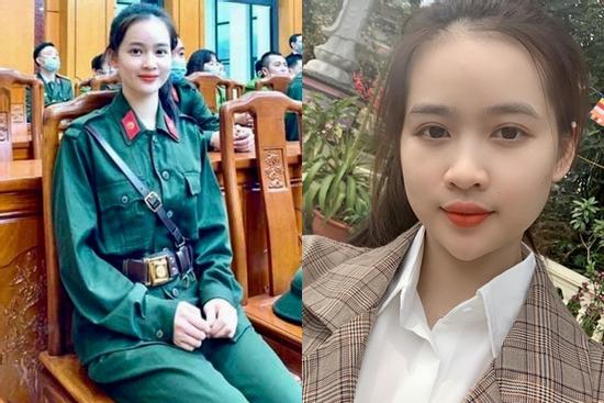 Nhan sắc đời thường của nữ tân binh Yên Bái tự nguyện nhập ngũ