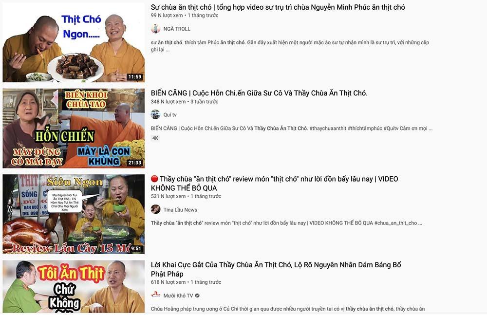 Sự thật hàng loạt clip Youtube về thầy chùa ăn thịt chó-1