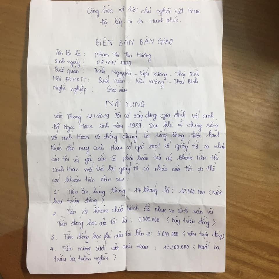 Để được ly hôn, vợ phải ký biên bản trả lại cho chồng toàn bộ tiền đã ăn-2