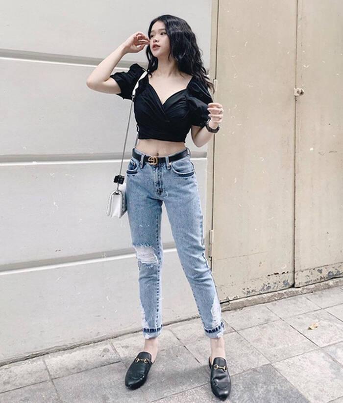 Lệ Quyên, Hiền Hồ, Linh Ka đeo thắt lưng ngược cực phèn-5