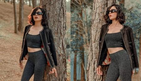 1001 kiểu pose dáng từ gợi cảm đến phản cảm của Lệ Quyên với đồ tập-14