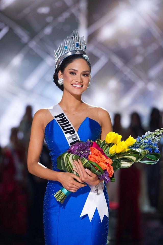 Người đẹp Philippines Pia Wurtzbach đăng quang Hoa hậu Hoàn vũ 2015, cũng là Hoa hậu Hoàn vũ đầu tiên của "triều đại" IMG. Chủ mới không còn đề cao yếu tố ngoại hình như thời Donald Trump, thay vào đó, người chiến thắng phải có khả năng ứng xử xuất sắc, mang vẻ đẹp của sự tự tin và tinh thần truyền cảm hứng. Pia không sở hữu gương mặt xuất chúng, chỉ cao 1m68, ba vòng 86 - 61 - 89.