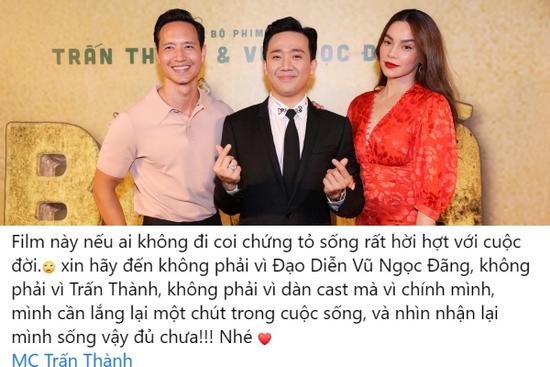 Hồ Ngọc Hà review phim Trấn Thành: 'Ai không xem chứng tỏ sống hời hợt'