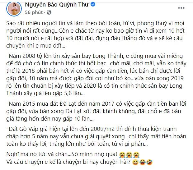 Quỳnh Thư kinh doanh bất động sản đụng đâu chết đó-1