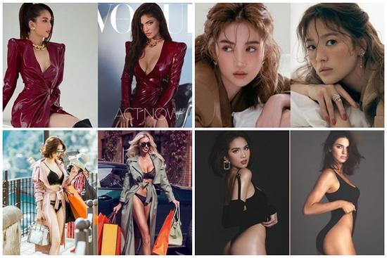 Ngọc Trinh sao chép phong cách từ 'tỷ phú' Kylie Jenner đến Song Hye Kyo