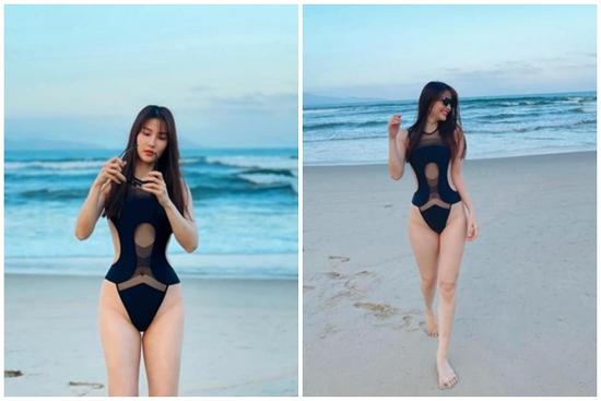 Diễm My 9X diện áo tắm có thiết kế 'nhạy cảm' thiêu đốt ánh nhìn