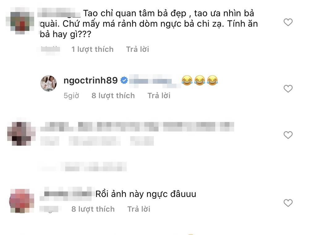 Diện đồ đôi cùng Vũ Khắc Tiệp, Ngọc Trinh bị soi vòng 1 lép kẹp-5