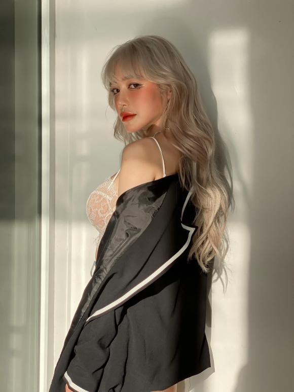 Elly Trần nhuộm tóc bạch kim: Từ ngầu đét đến hóa tiên nữ-3