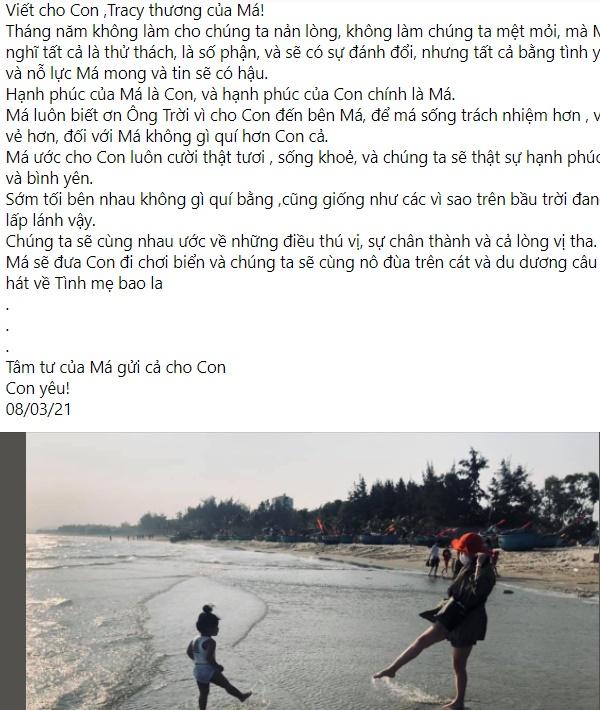 Lời nhắn 8/3 tới con gái của cô vợ từng tố soái ca Người Ấy Là Ai ngoại tình-1