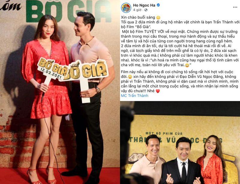 Trấn Thành nói gì khi Hồ Ngọc Hà phát ngôn không xem Bố Già là người hời hợt?-1
